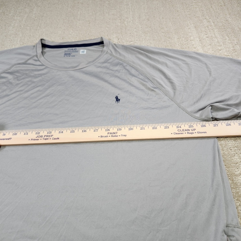 Polo Ralph Lauren Shirt Men XXL Gray Performance Golf Quick Dry Hidden Pocket - Picture 4 of 11